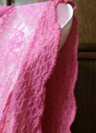 Шикарная ажурная блузка -боди  -plus size - -18\20р-5 фото