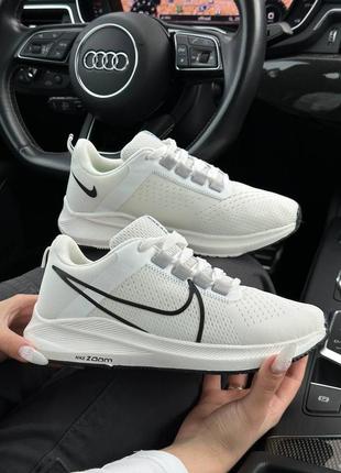 Женские кроссовки nike air zoom x run white black