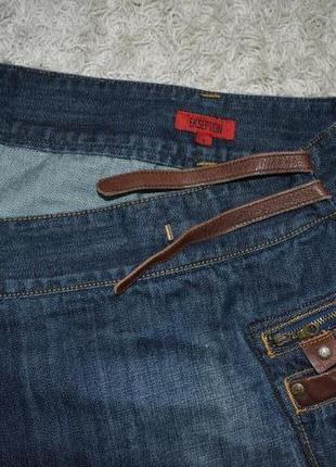 Дерзкая джинсовая юбка секси, на запах, складочка4 фото