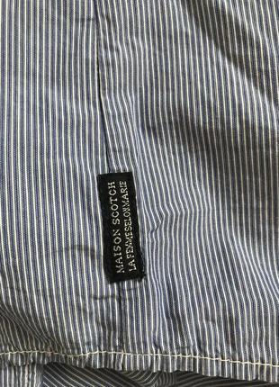 Рубашка мини-платье туника стильная модная maison scotch размер s-m9 фото