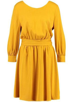 Горчичное (желтое) платье