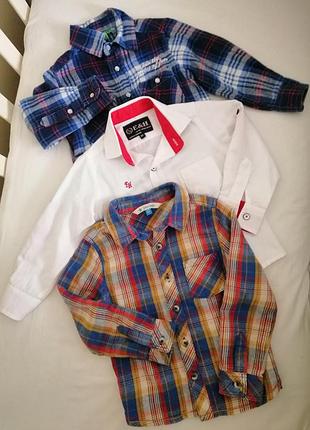 Байкова кольорова сорочка в клітинку 5