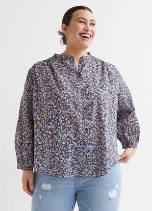 Бавовняна блуза розмір великий батал1 фото
