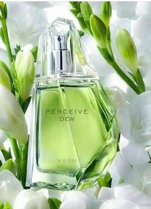 Жіноча туалетна вода perceive dew 50мл avon