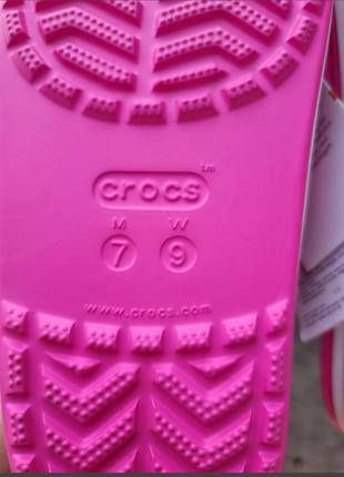 Шльопанці яскраві crocs bayaband w7, w8 ,w9 w11 w12,нові оригінал4 фото