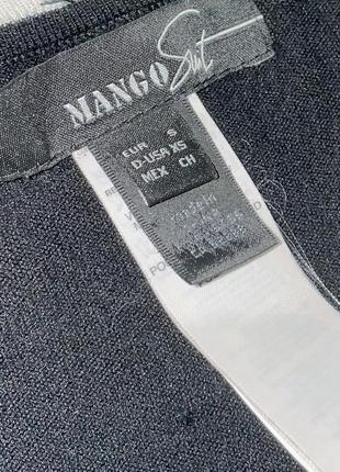 Платье манго облегающее mango черное4 фото