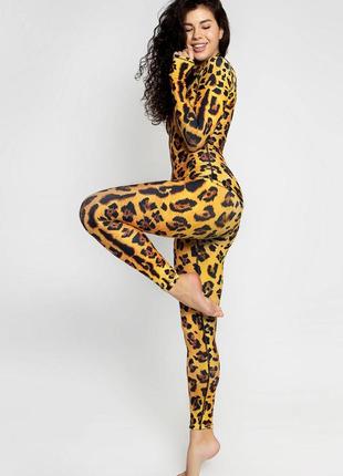 Комплект женского термобелья леопардовый4 фото