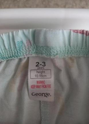 Пижамные штанишки  george  92- 98 рост ,4 фото