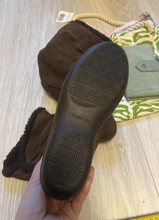 Натуральные замшевые сапоги ботинки lands end