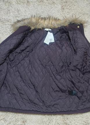 Дуже гарна і якісна куртка фірми h&m.стан нової.з біркою.розмір 48.комірець знімний2 фото