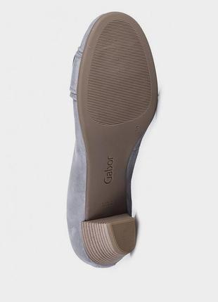 Женские туфли на широком каблуке gabor оригинал кожа 37-38р gb75765 фото