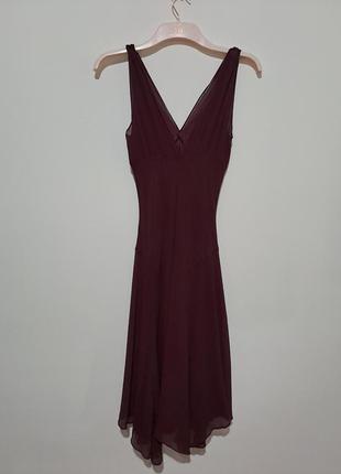 100% шёлк фирменное платье миди в бельевом стиле натуральное шелковое шовк6 фото