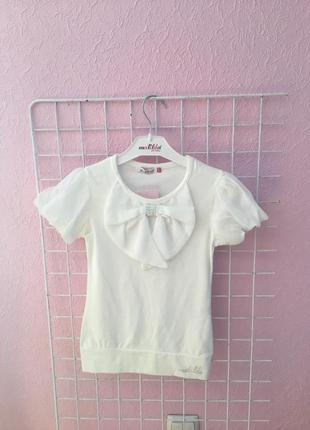 Блуза для дівчинки на ріст 128
