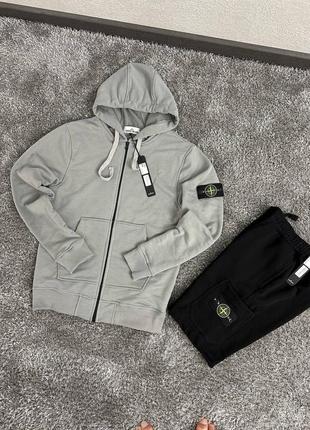 Zip hoodie stone island1 фото