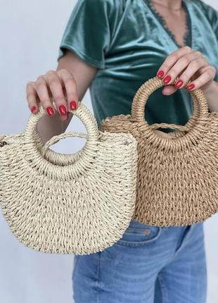 Шикарная солеменная сумка от zara/женская плетенная сумка