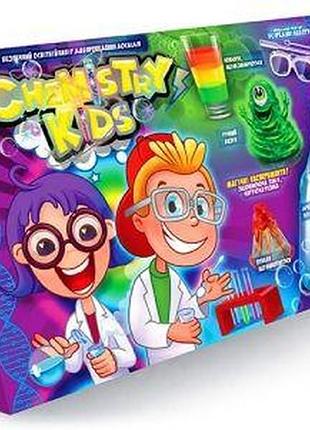 Большой набор для опытов "chemistry kids" (укр) chk-01-01u - научные игры, наборы для опытов