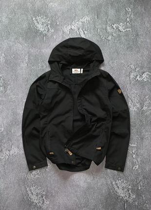 Fjallraven фиал равен куртка черная на замке с капюшоном g1000 outdoor аутдор