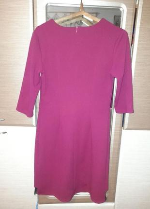 Сукня кольору марсала,48р,б/у3 фото