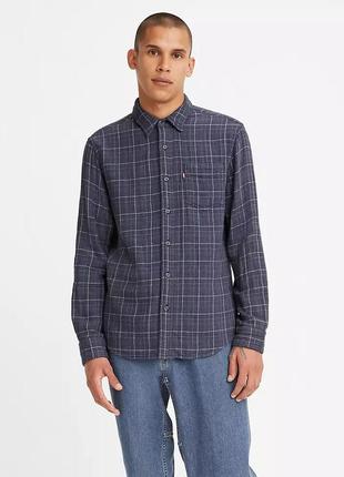 Рубашка чоловіча levi's sunset one pocket long sleeve button-up