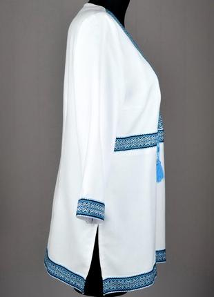 Жіноча вишита блуза туніка4 фото