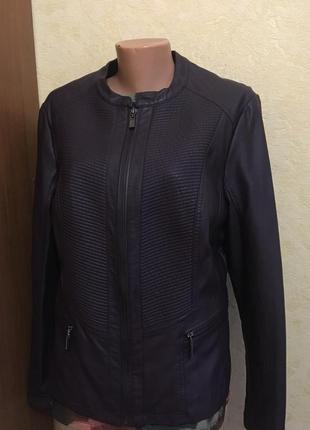 Куртка-деми-цвет баклажан-размер 14\161 фото