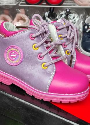 Дитячі демі черевики, кросівки для дівчинки