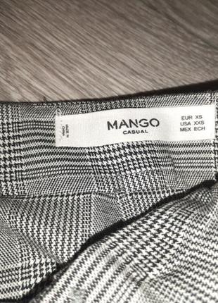 Женская юбка  в клетку mango3 фото