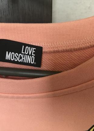 Кофта love moschino, оригінал2 фото