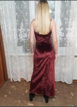 Вечірня довга сукня, плаття з рукавичками. в єдиному екземплярі.2 фото