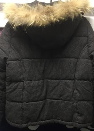 Стильна куртка оверсайз m,l шерсть зима7 фото