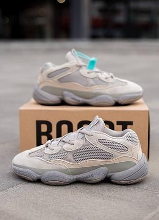 Мужские кроссовки adidas yeezy boost 500 ash grey