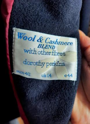 Неймовірне пальто міді максі двохбортове вовна шерсть і кашемір тренд великі накладні кармани7 фото