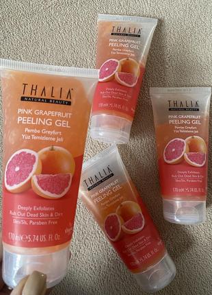 Гель-пилинг с экстрактом розового грейпфрута thalia