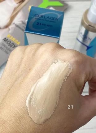 Зволожувальна тональна основа enough collagen moisture foundation spf 152 фото