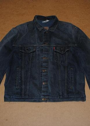 Levis мужская куртка джинсовка левайс синяя