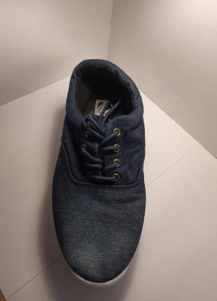 Джинсові кеди на високій підошві2 фото