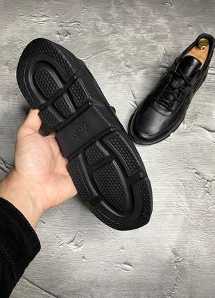 Стильні кросівки найк nike чорні шкіряні/шкіра чоловічі демі,демісезонні осінні,весняні,літні (на осінь,весна,літо 2023-2024) 6