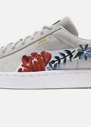 Женские замшевые кроссовки puma suede