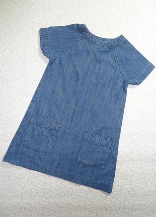 Джинсовое платье next на 3-4 года