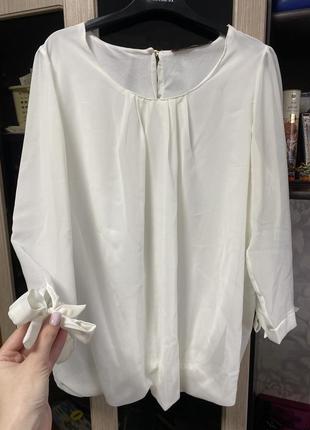 Блузка біла1 фото