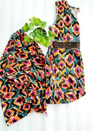 Длинный приятный вискозный сарафан в пол