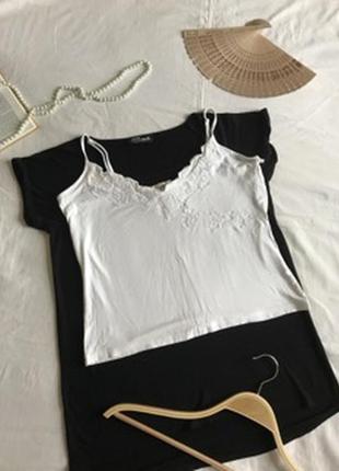 Базовая белья майка-топ из натуральной вискозы (14/42)