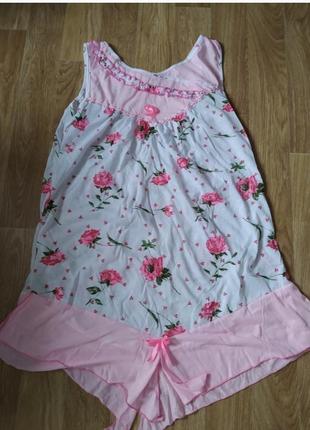 Женская ночная рубашка, пеньюар, ночная