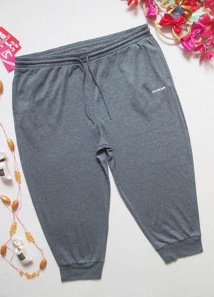 Шикарные трикотажные спортивные капри бриджи батал la gear 💜🌺💜