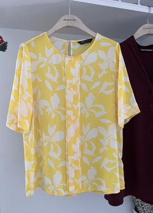Яркая блузка marks & spenser