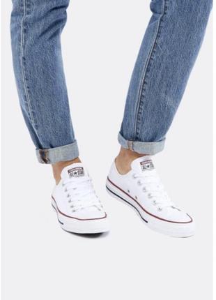 Кеды converse all star ox optical white