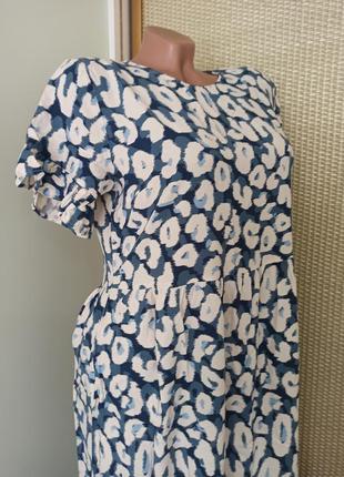 Класне літнє плаття 👗 з рюшею воланом 2