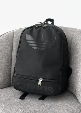 Рюкзак черный (большое лого) adidas1 фото