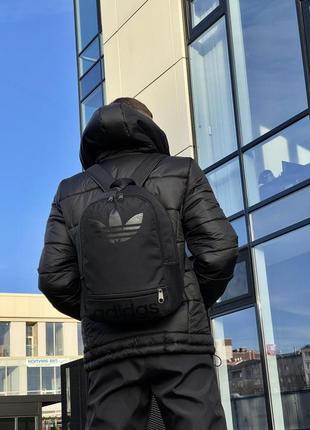 Рюкзак черный (большое лого) adidas4 фото