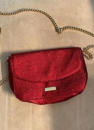 Сумка jimmy choo red sparkle purse